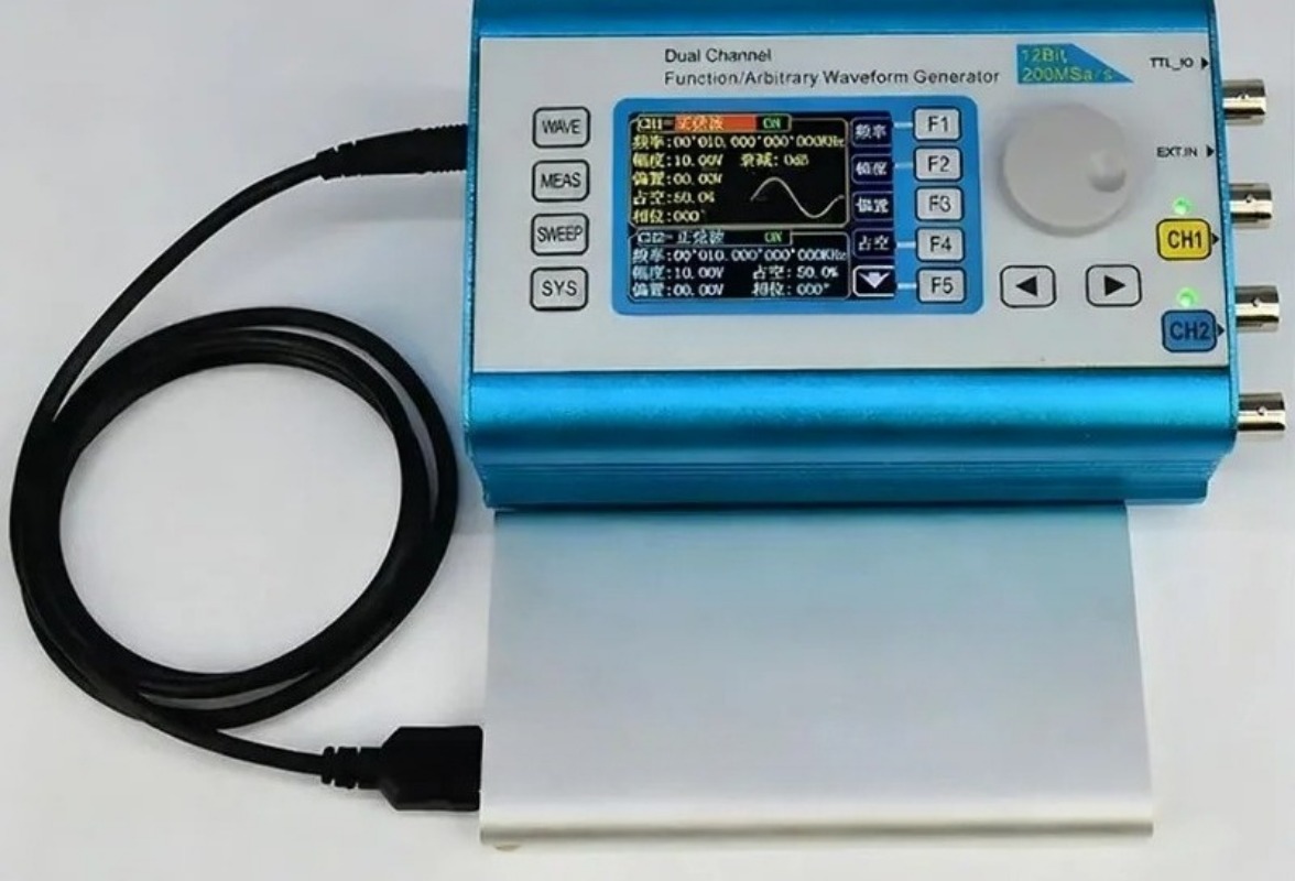 Dual Channel Arbitrary Waveform Function Generator 60Mhz - Для двухканального генератора сигналов с функцией