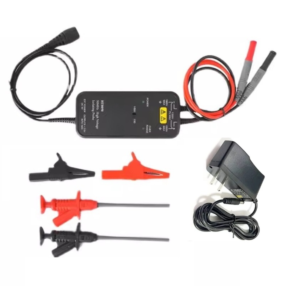 HT8050 HT8100 Высоковольтный д – обзор и цена High Voltage Differential Probe 100Mhz 1300V