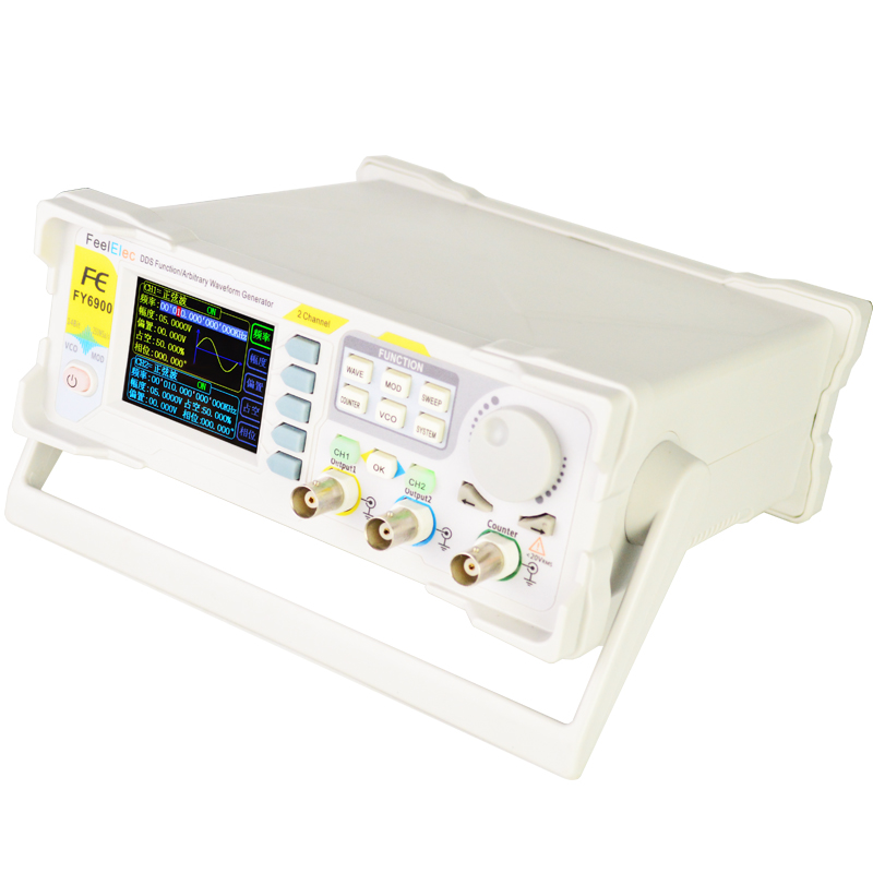 FY6900 Двухканальный генератор – обзор и цена Dual Channel Arbitrary Waveform Function Generator 60Mhz